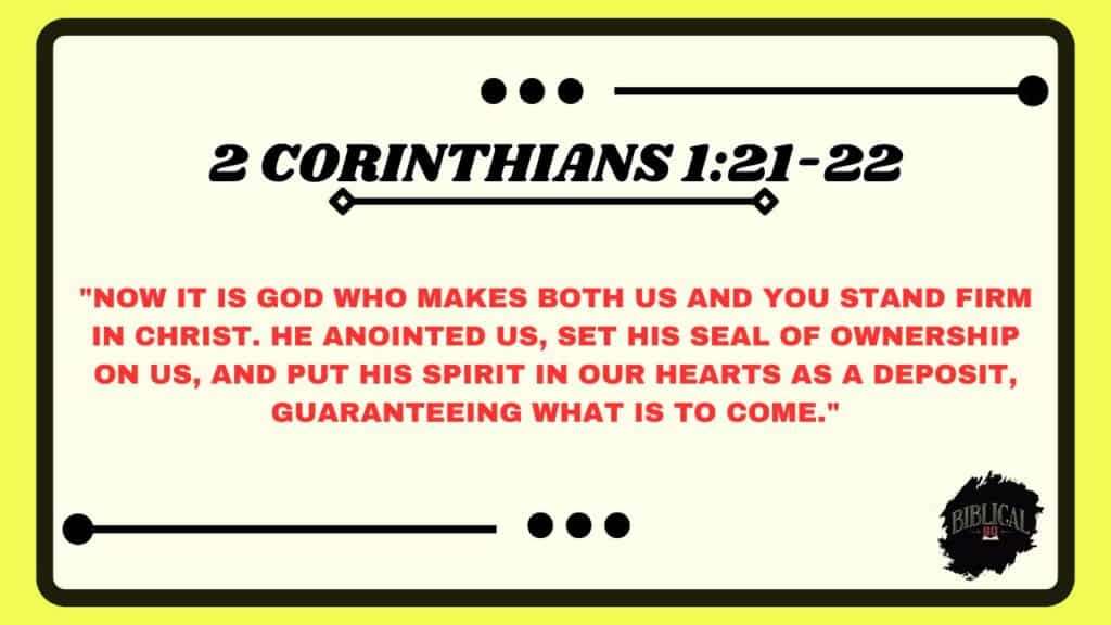 2 Corinthians 1:21-22