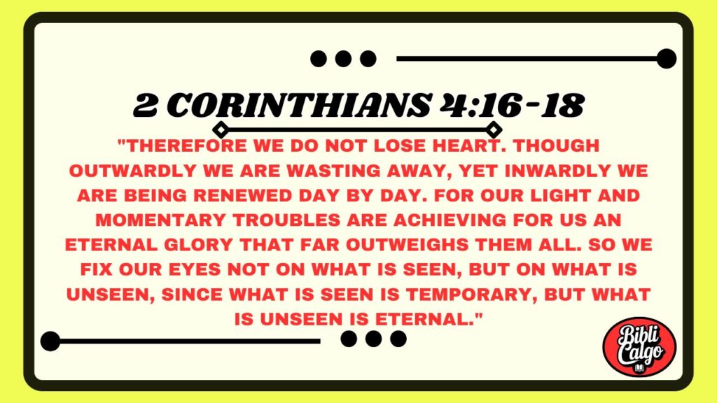 2 Corinthians 4:16-18