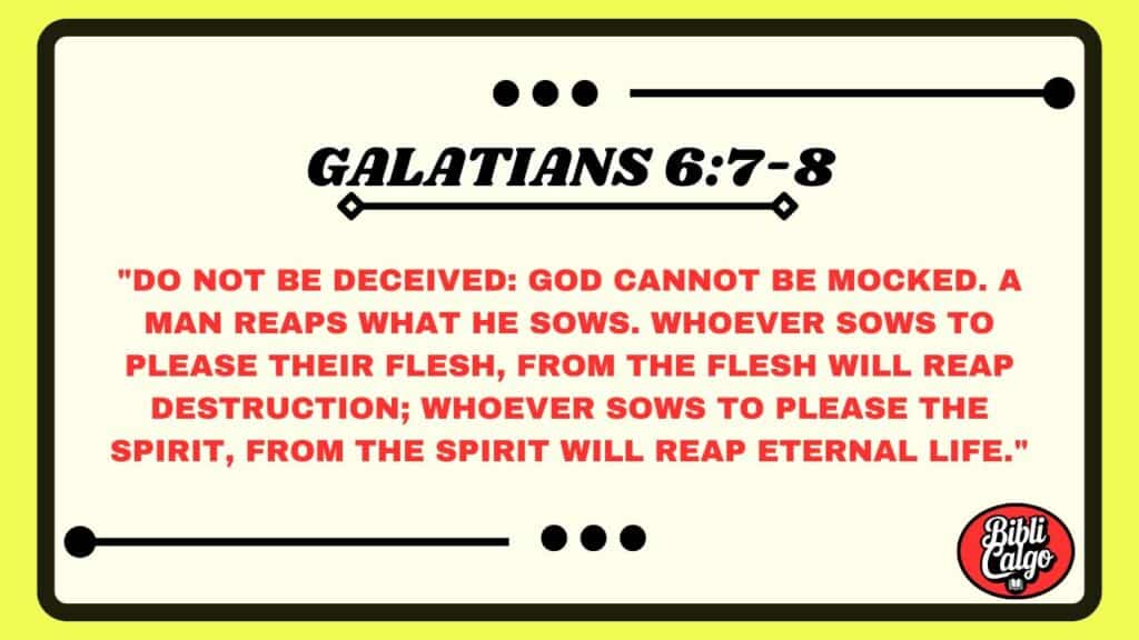 Galatians 67-8