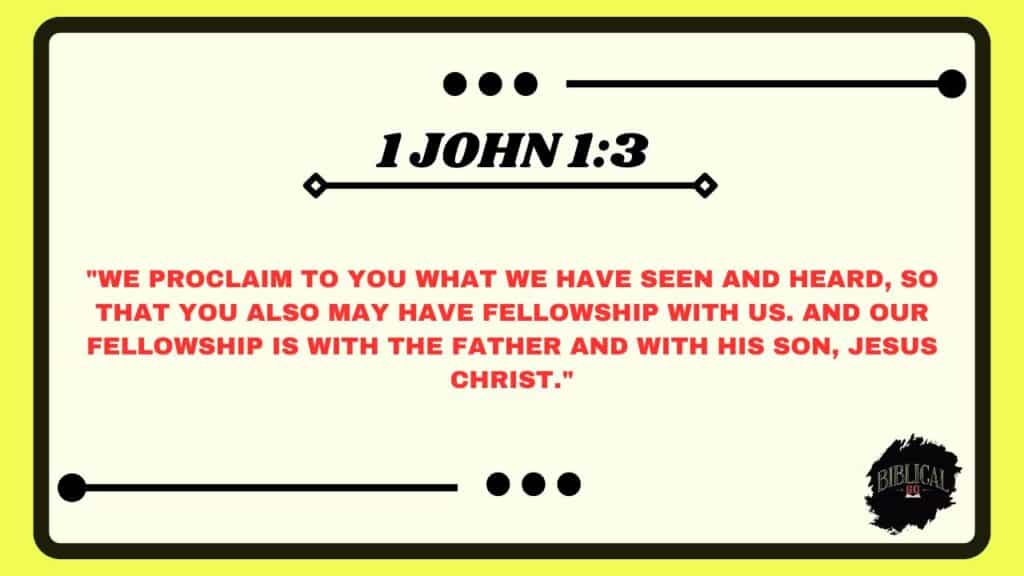 1 John 1:3