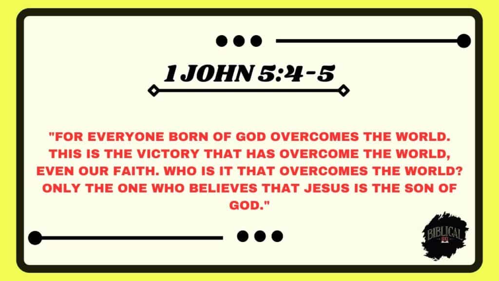 1 John 5:4-5