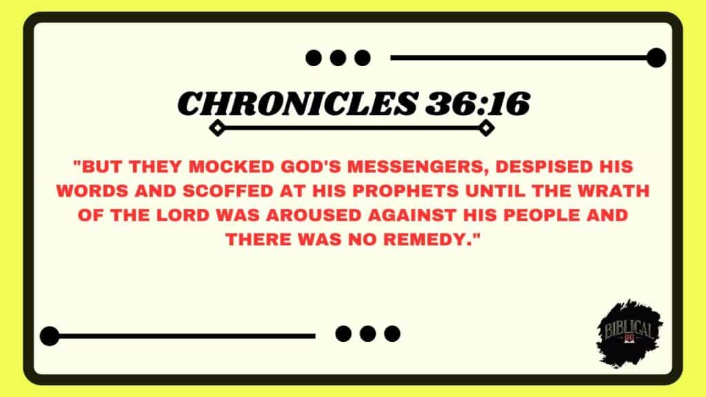 Chronicles 36:16