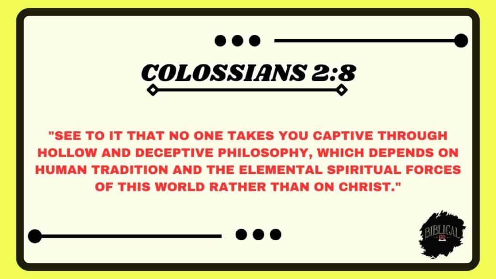 Colossians 2:8
