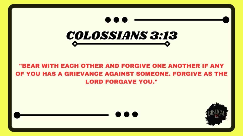 Colossians 3:13
