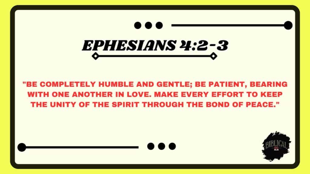 Ephesians 4:2-3