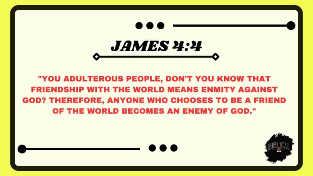 James 4:4