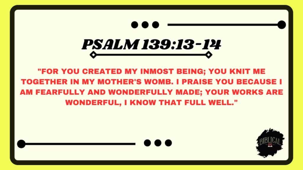 Psalm 139:13-14