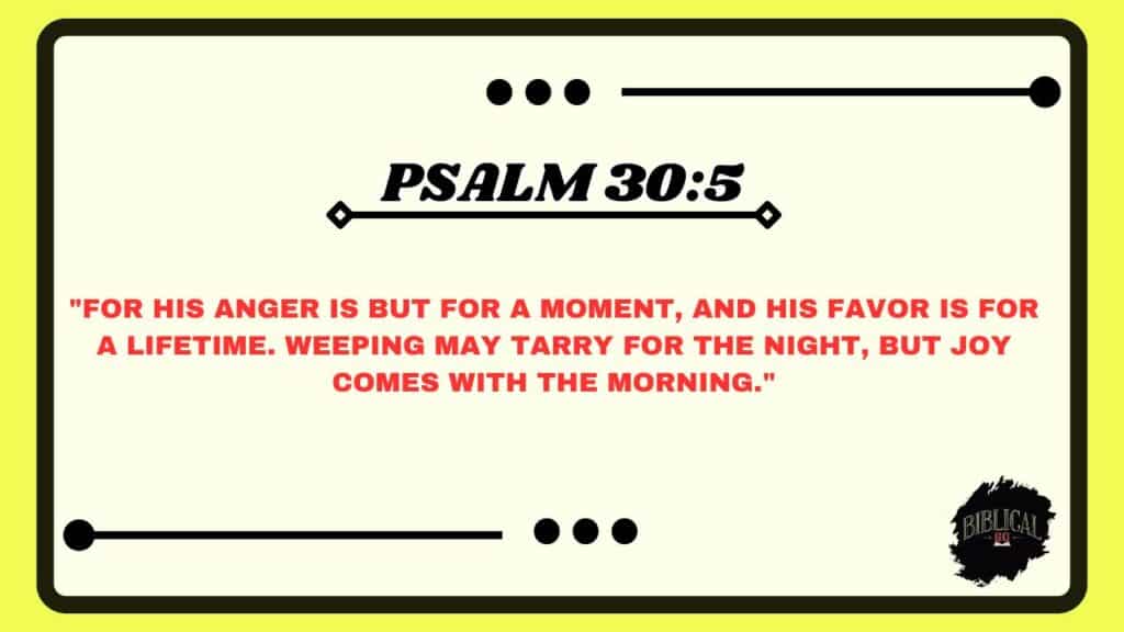 Psalm 30:5