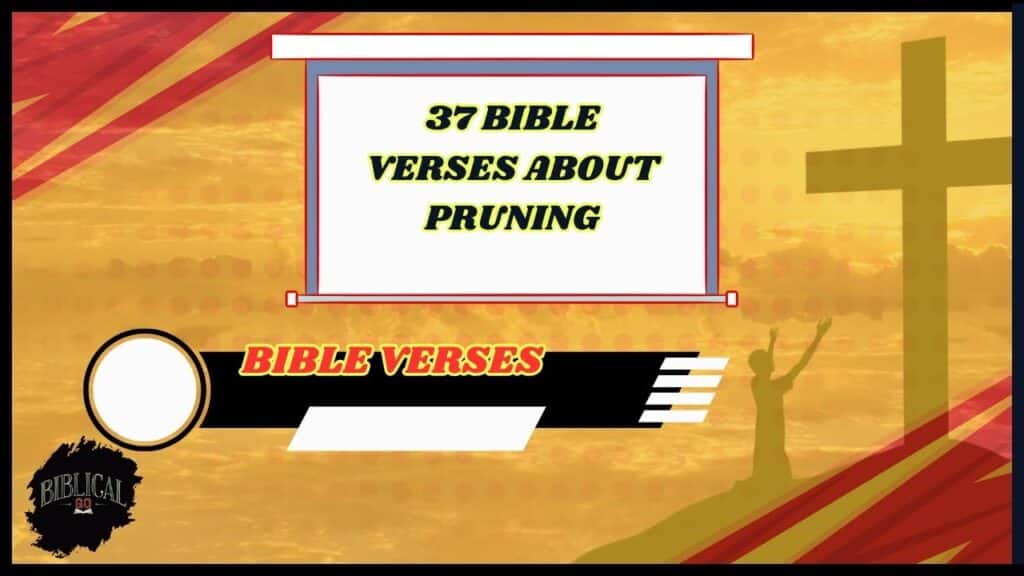 37 Bible Verses About Pruning