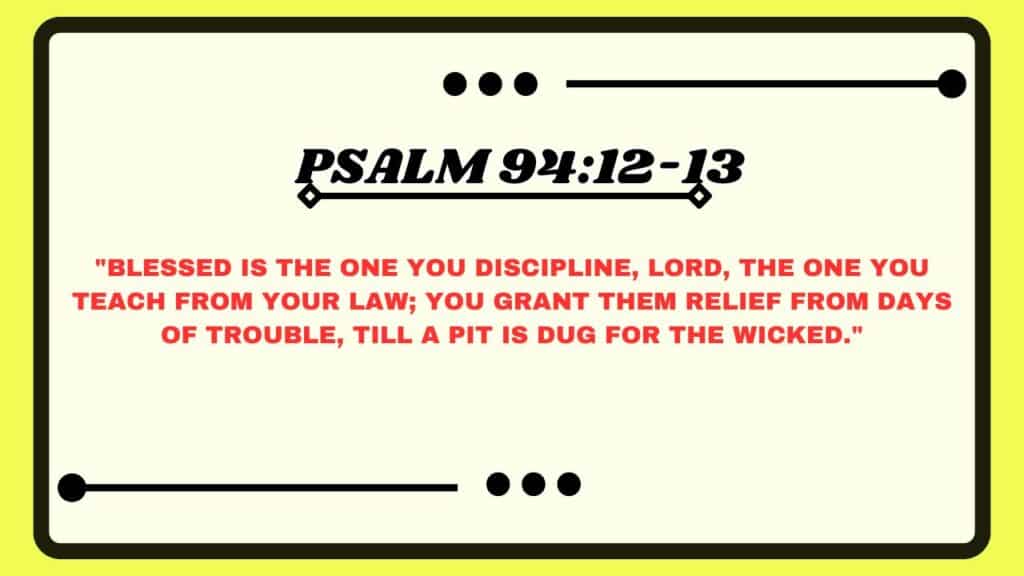 Psalm 94:12-13