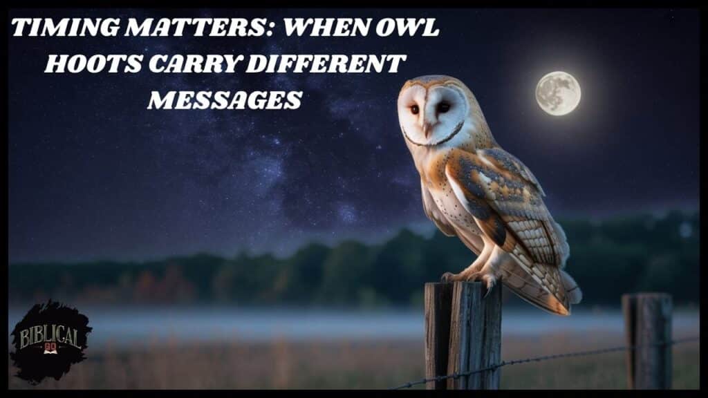 why do owls hoot at night